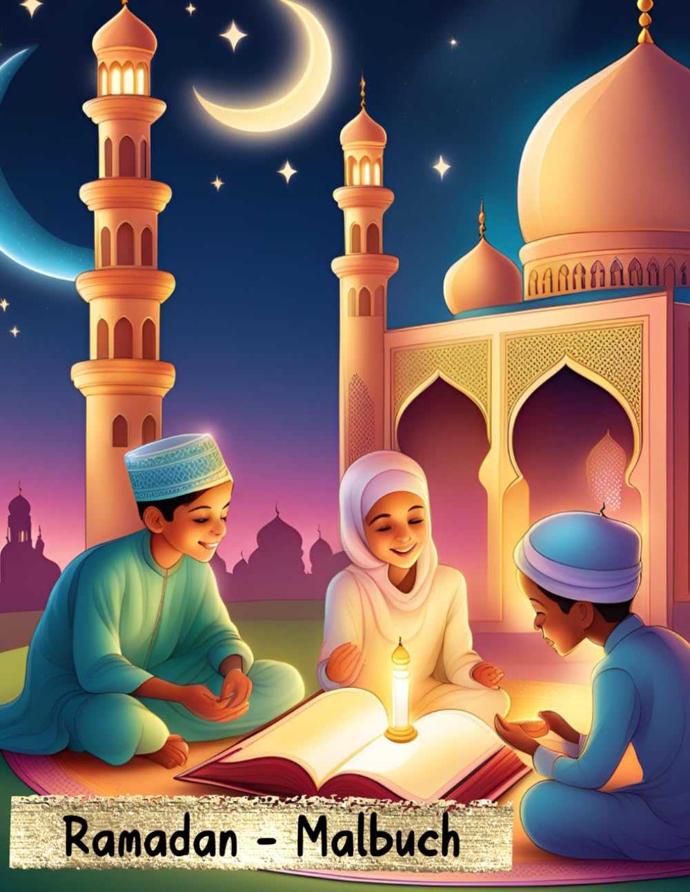Ramadan - Malbuch: Kinder Ausmalbuch, Ramadanausmelbuch, Malbuch für Kinder, Ramadan Aktivitäten Novels & Short Stories