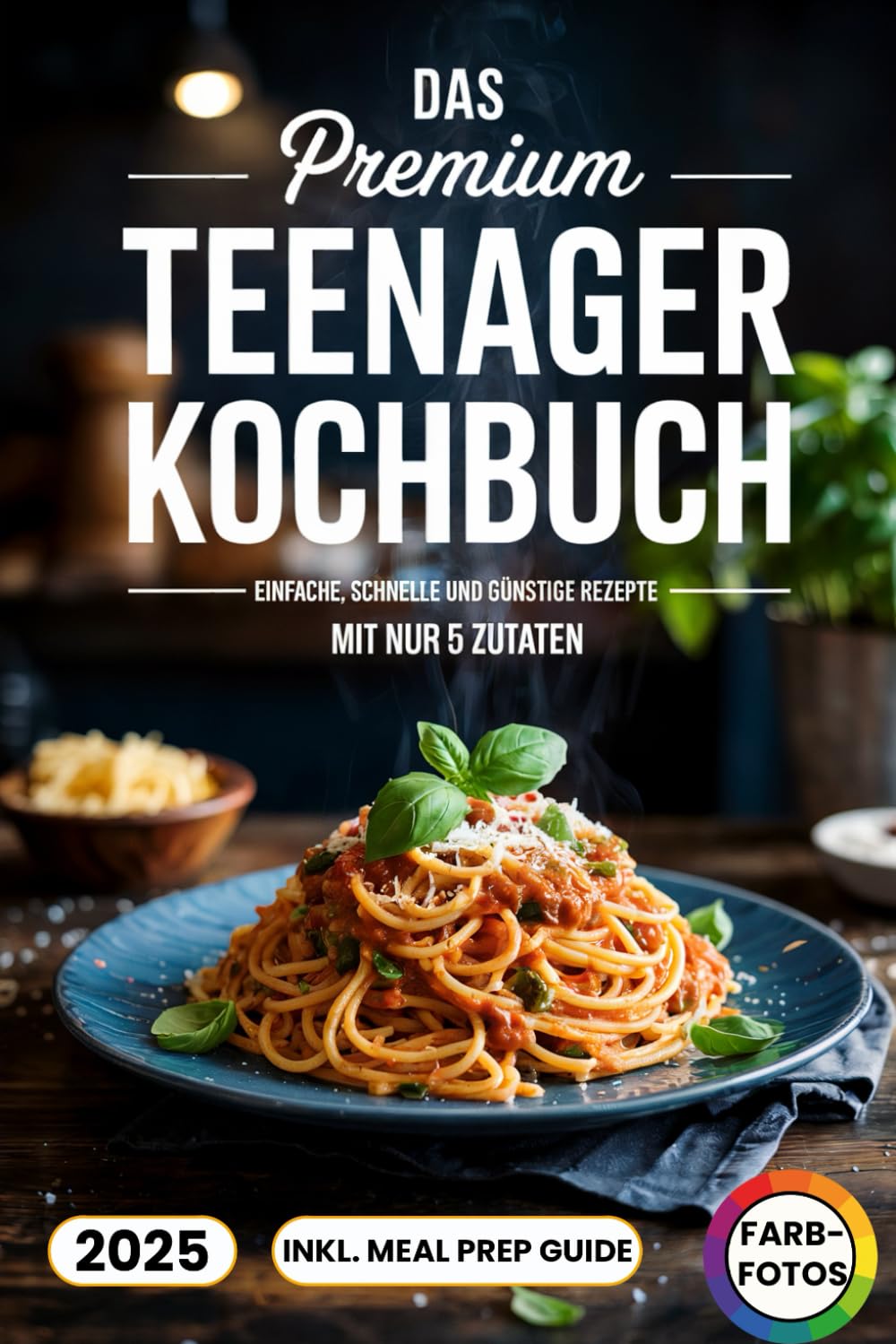 Das Premium Teenager Kochbuch: Einfache, schnelle und günstige Rezepte mit nur 5 Zutaten – inkl. Meal Prep Guide. Mit Farbfotos Cooking & Enjoying