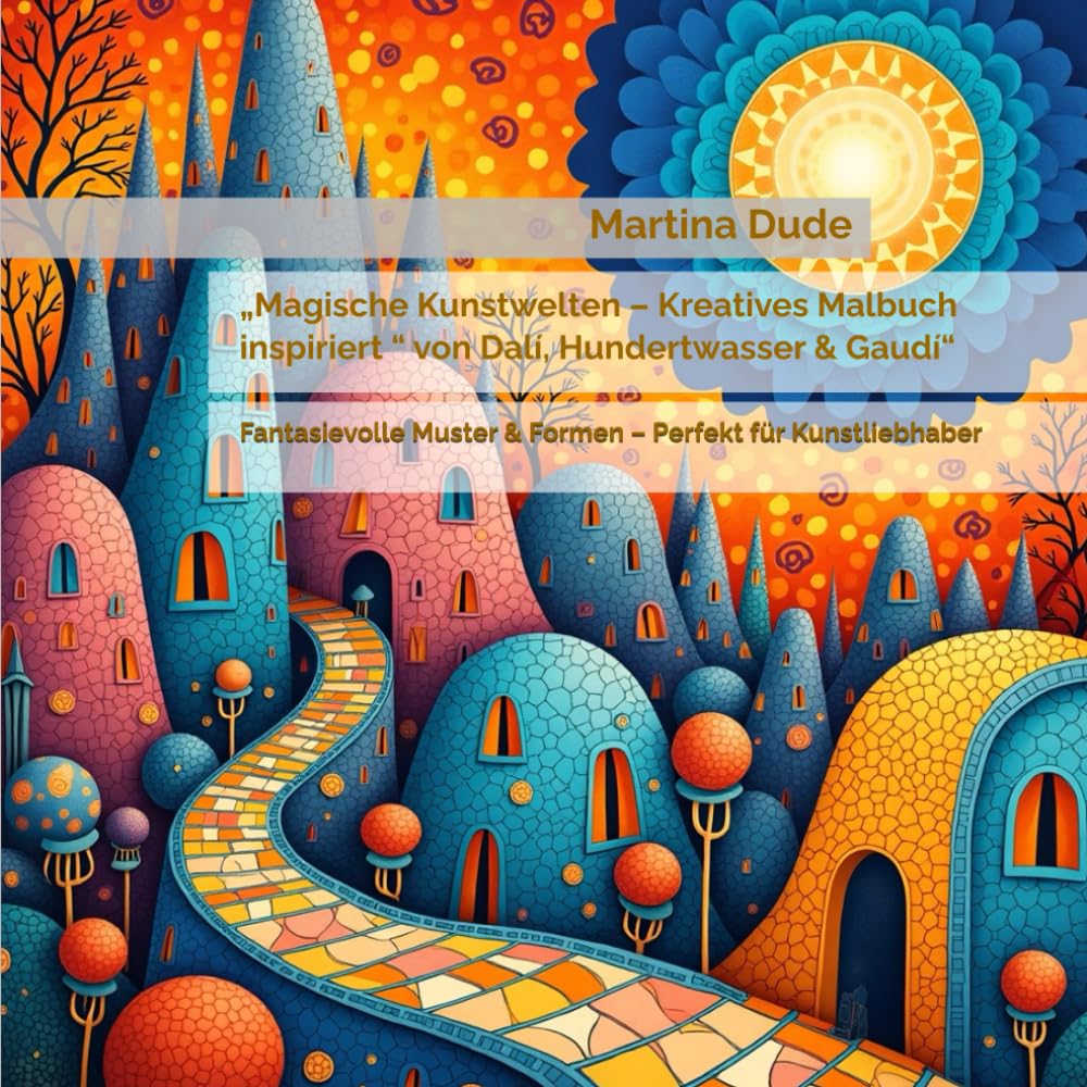 „Magische Kunstwelten – Kreatives Malbuch inspiriert “ von Dalí, Hundertwasser & Gaudí“ Lifestyle