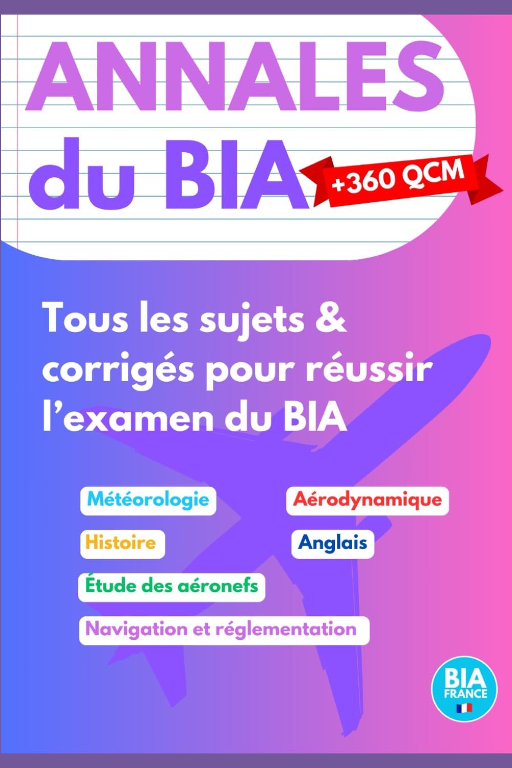 Annales BIA 2025 - Sujets et Corrigés - Toutes les matières - Brevet d’Initiation Aéronautique: Tous les sujets & corrigés pour réussir l’examen Professional & Reference Books