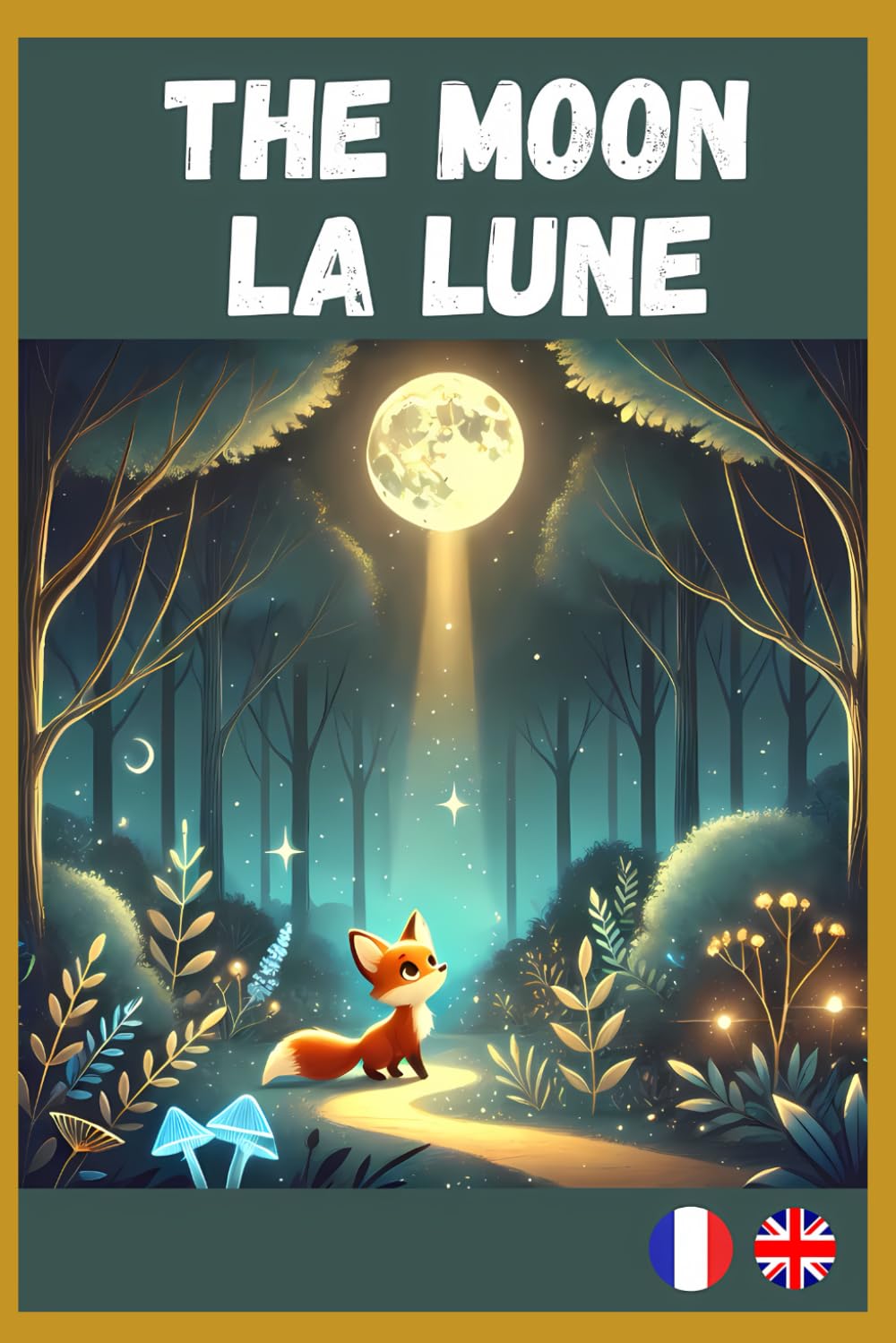 The Moon - Bedtime Stories/ La Lune - Histoires pour une bonne nuit (bilingual children's book English French): A children's book with 3 minutes stories (Learn English or French for children) book