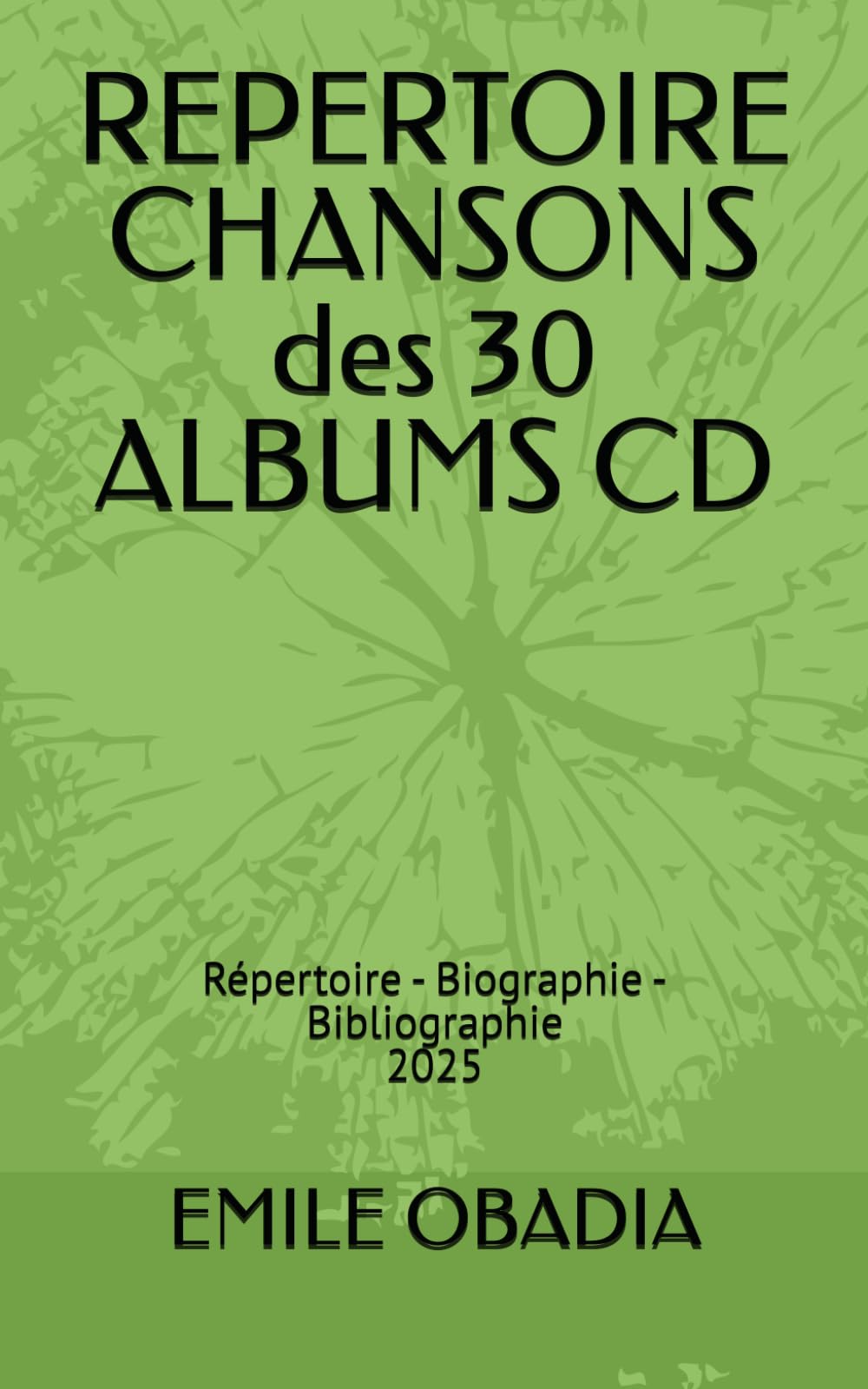 REPERTOIRE CHANSONS ALBUMS CD Audio DE 1 à 30 book