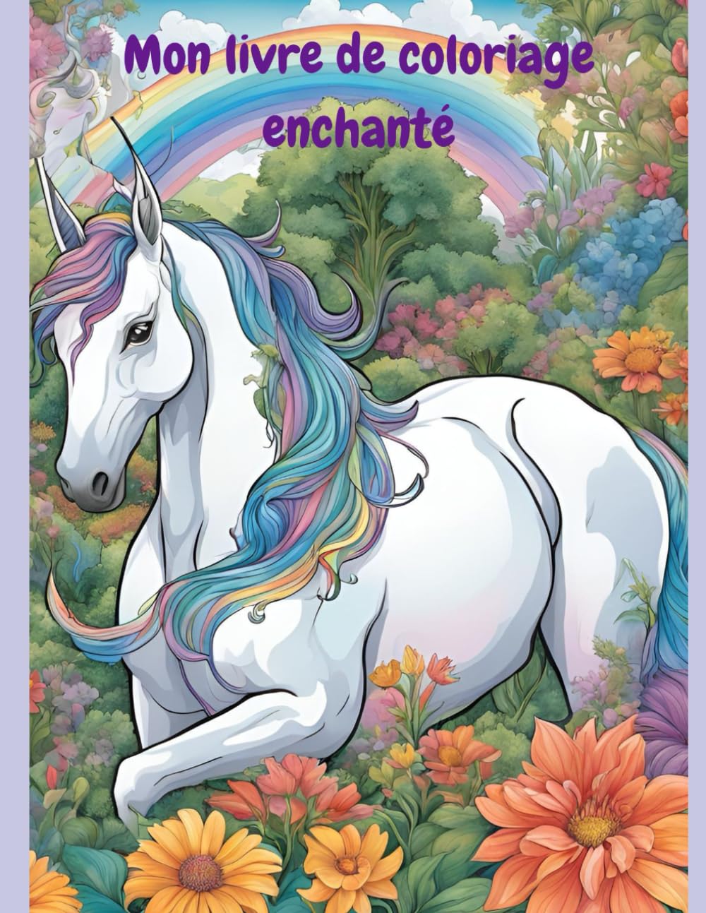 Mon livre de coloriage enchanté de licornes book