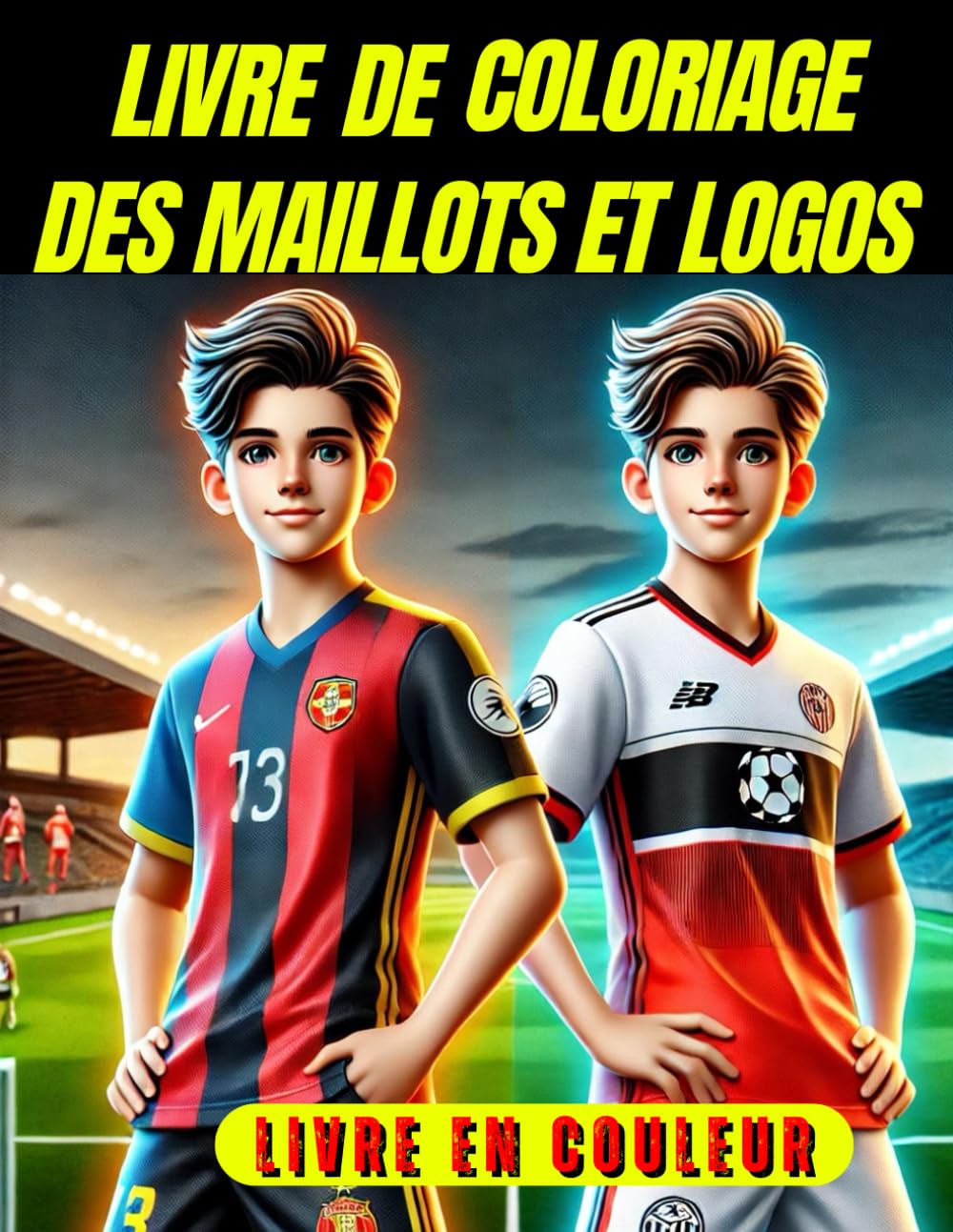 Livre de coloriage des maillots et logos de foot: Coloriage pour enfants, colorier les maillots de foot des 35 meilleurs clubs européens, images en ... ou modifier en fonction de tes envies. book