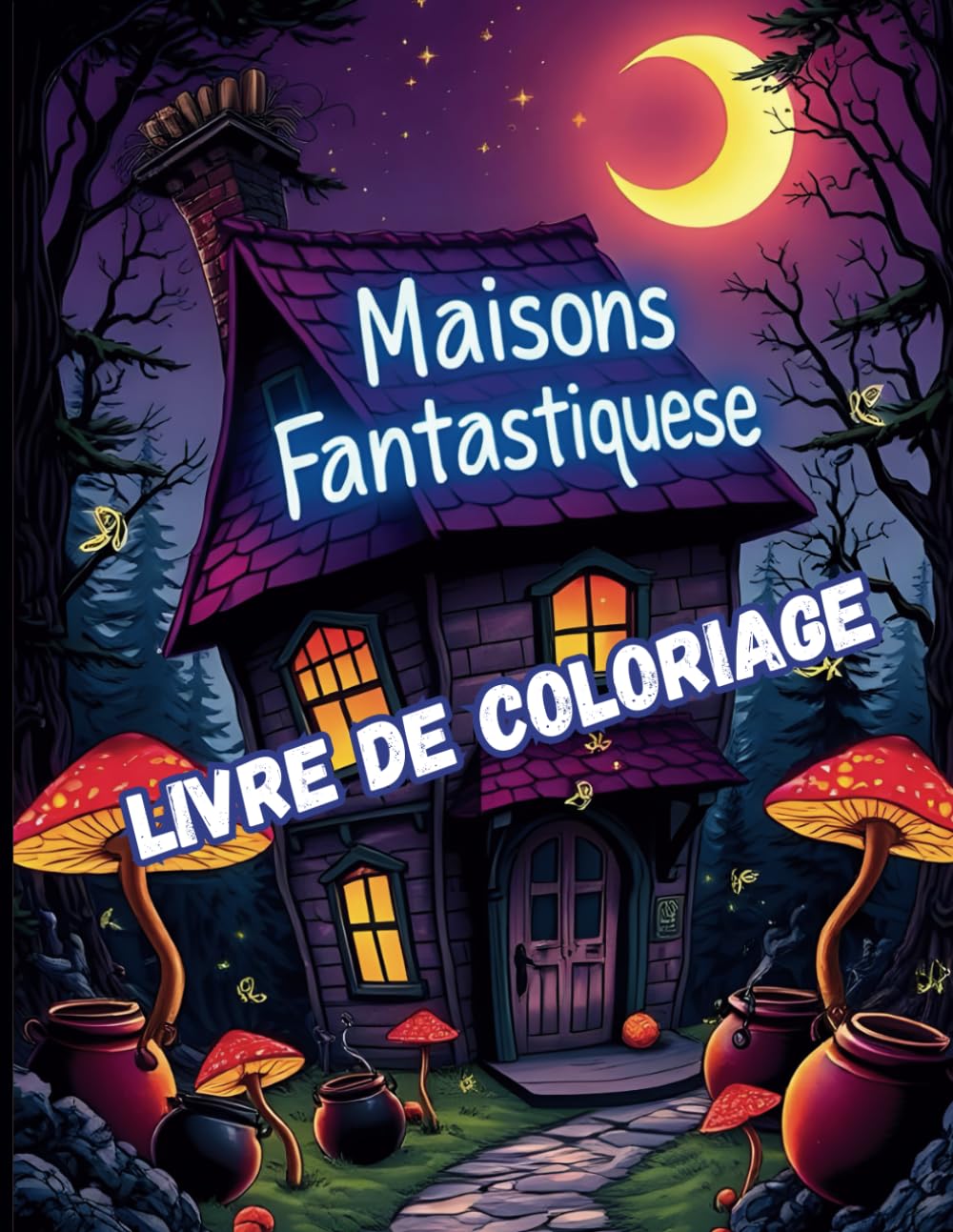 Maisons Fantastiques Livre de Coloriage Vol.4: 50 Créations Uniques de Maisons Imaginaires pour la Sérénité et l'Émerveillement book