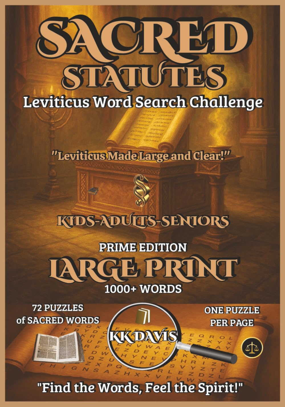 Sacred Statutes: Leviticus Word Search Challenge (Prime Edition) (Old Testament Word Search Series with Coffee Table Appeal) Leisure & Fun