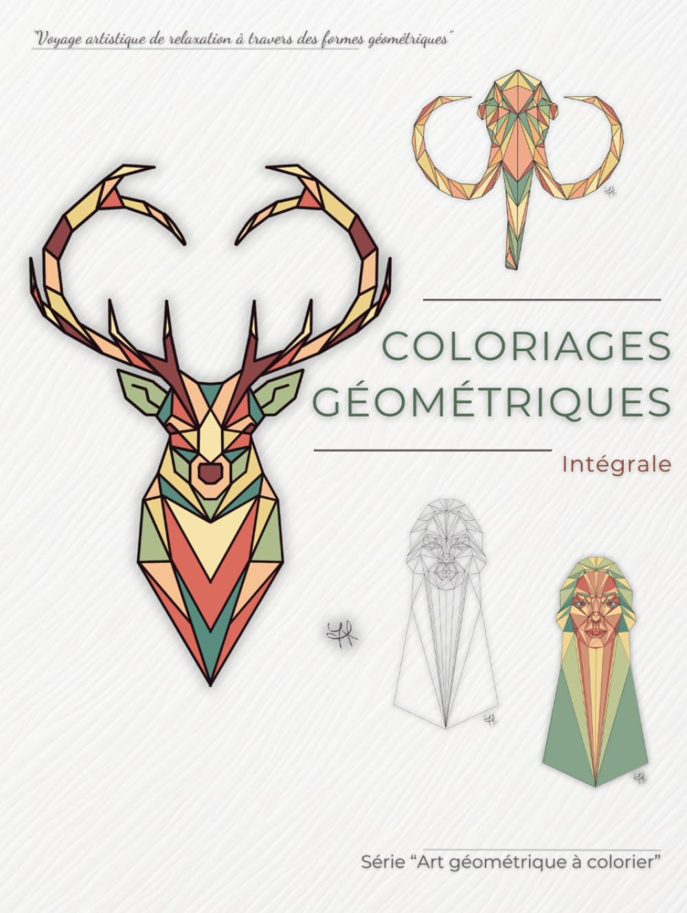 Coloriages Géométriques - Version intégrale - 120 modèles à colorier: Voyage artistique de relaxation à travers des formes géométriques book