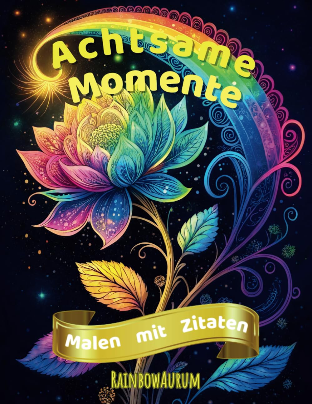 Achtsame Momente: Malen zur Entspannung: Ein Achtsamkeitsmalbuch für Erwachsene mit Zitaten für innere Balance Arts & Music