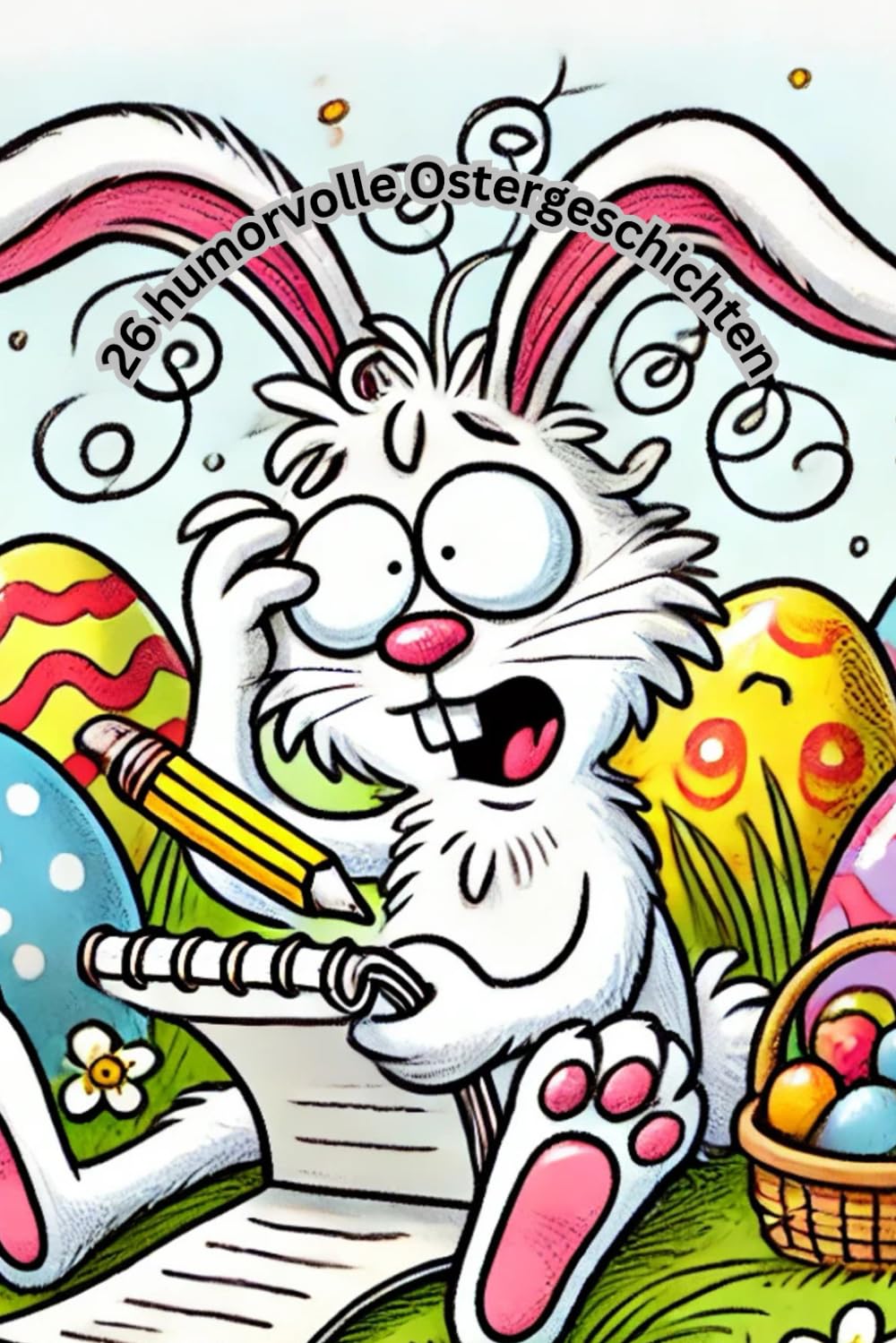 26 humorvolle Ostergeschichten – Lustige Hasen-Abenteuer für die ganze Familie“: Turbulente Missgeschicke, lustige Abenteuer und jede Menge Osterchaos! Posters