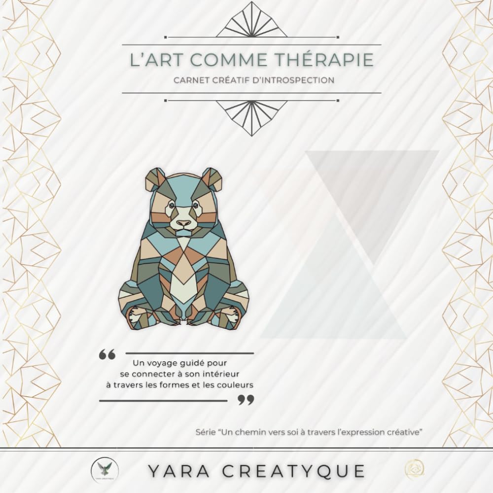 L'art comme thérapie - Carnet créatif d'introspection: Un voyage guidé pour se connecter à son intérieur à travers les formes et les couleurs - Thème Animaux book