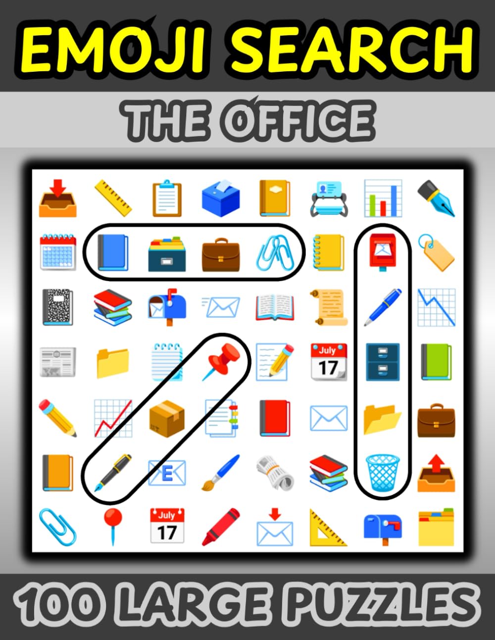 Emoji Word Search Puzzles: The Office (Emoji Word Search Puzzle Books) Leisure & Fun