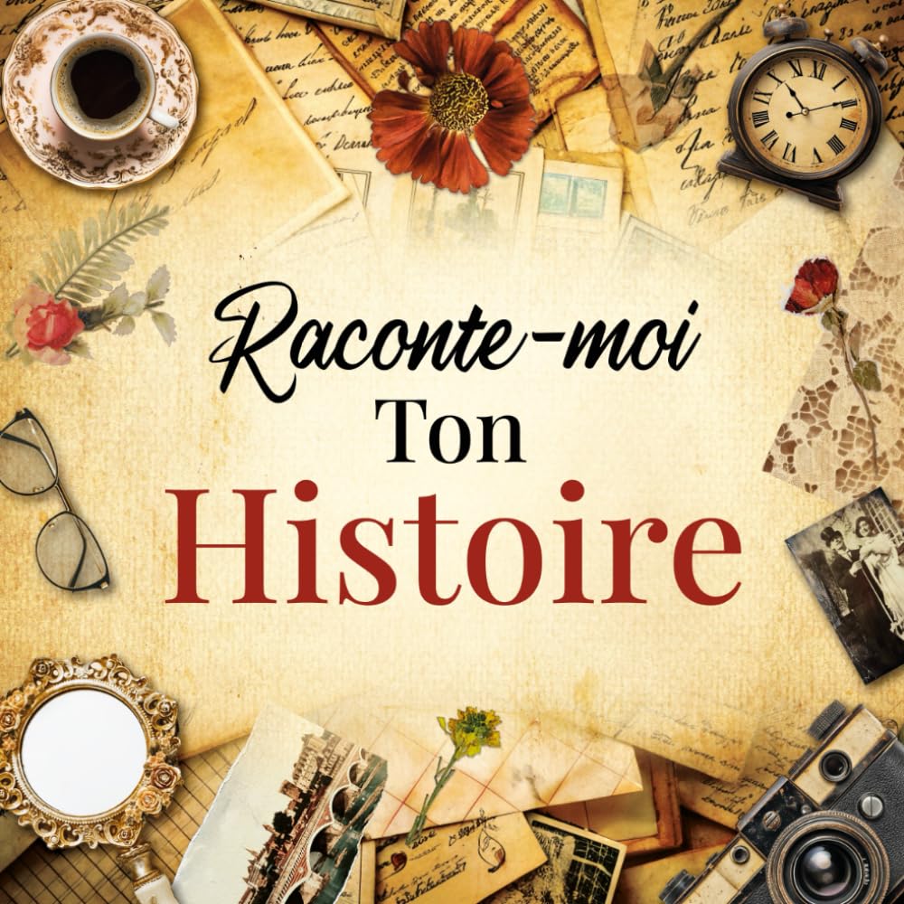 Raconte-moi ton Histoire: Livre mémoire à compléter par votre Marraine, Tante, Amie, ou autre, pour raconter l'histoire de sa vie à l'aide de questions captivantes. book