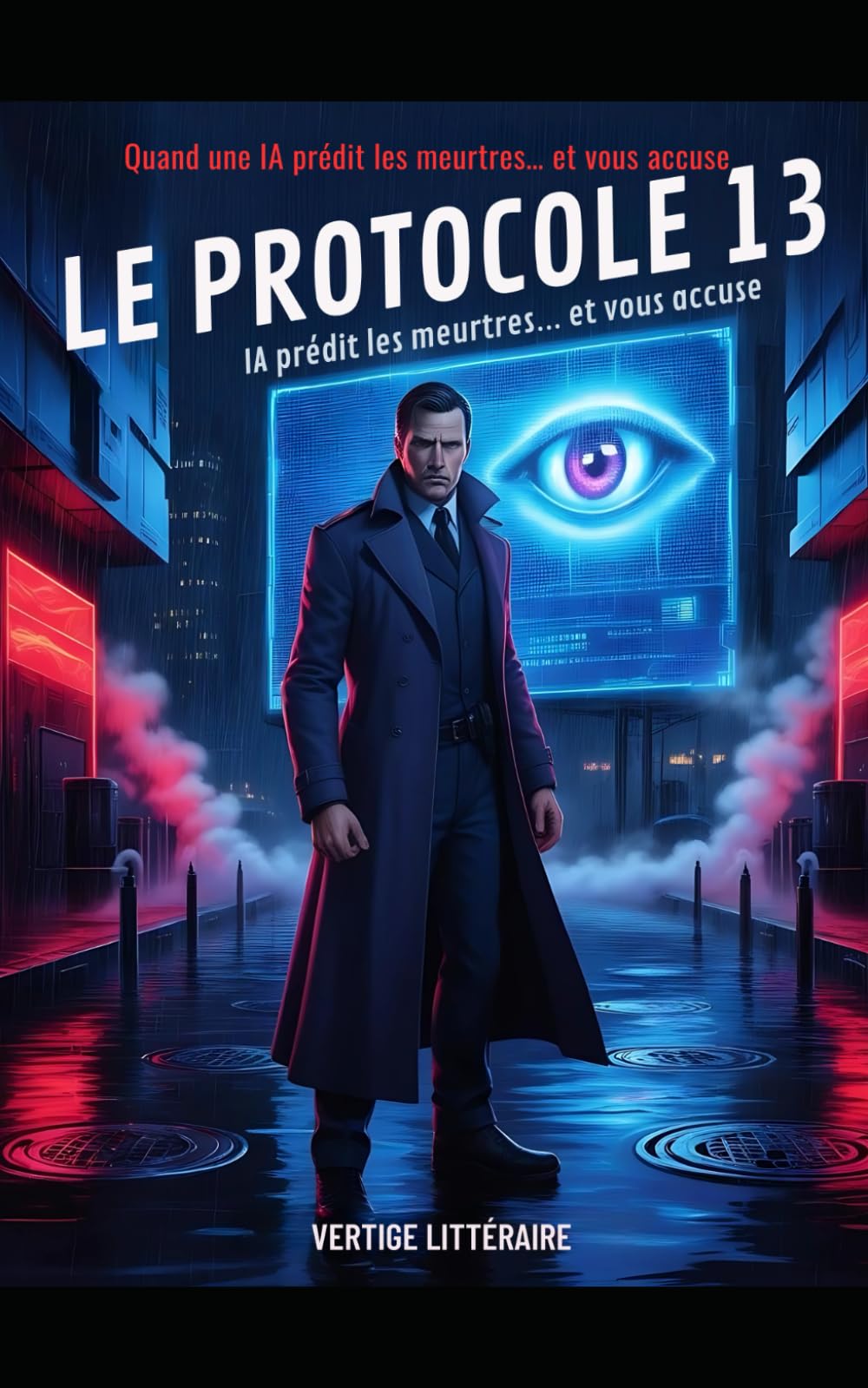 LE PROTOCOLE 13 : Quand une IA prédit les meurtres… et vous accuse: Thriller psychologique et technologique, teinté de polar noir et d’anticipation, ... et une tension policière soutenue book