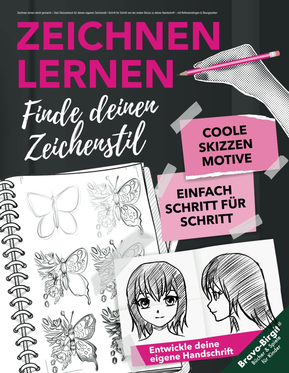 Zeichnen lernen leicht gemacht – Dein Skizzenbuch für deinen eigenen Zeichenstil: Schritt für Schritt von der ersten Skizze zu deiner Handschrift – mit Reflexionsfragen & Übungsseiten Film, Art & Culture