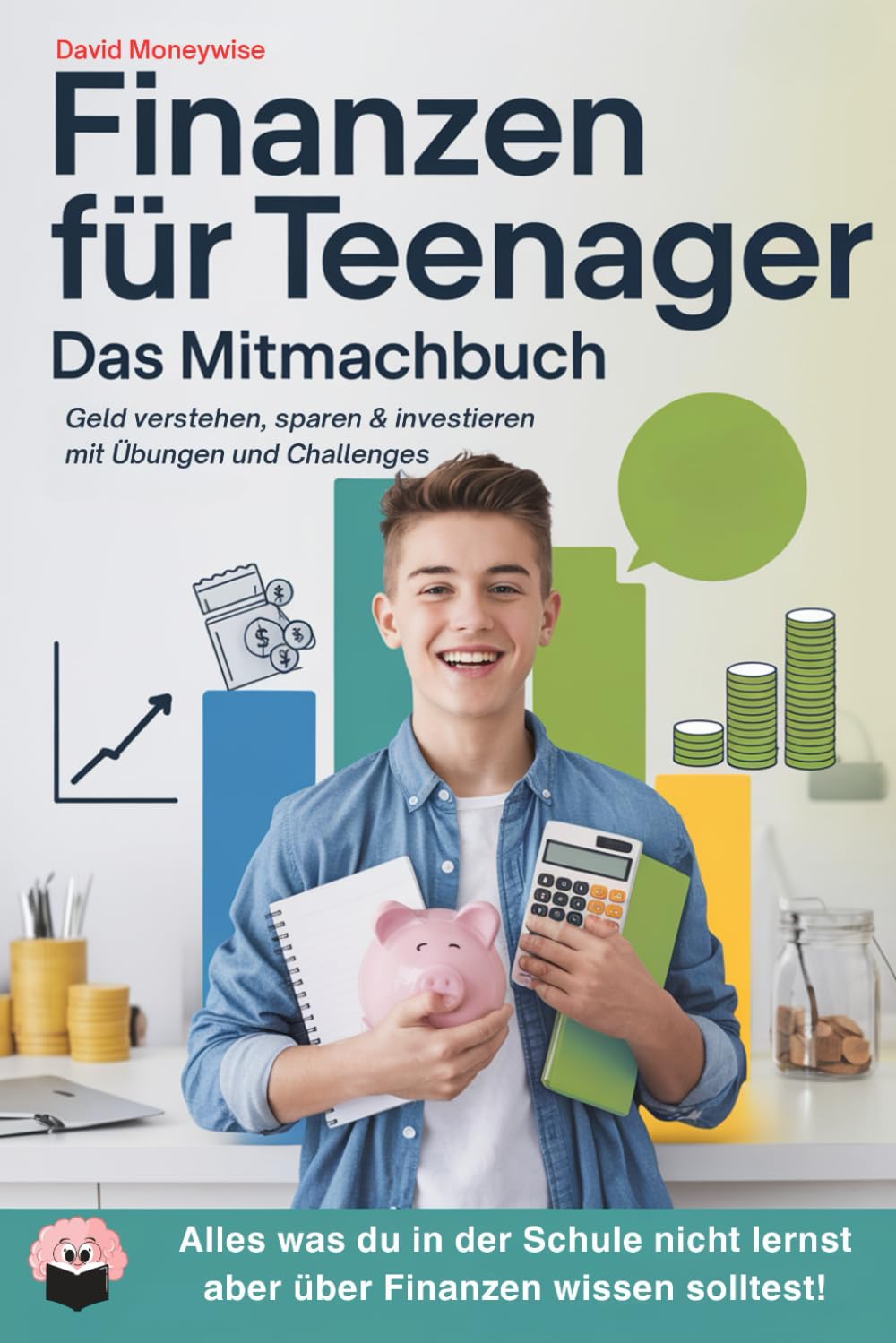 Finanzen für Teenager – Das Mitmachbuch: Geld verstehen, sparen & investieren mit Übungen und Challenges: Alles was du in der Schule nicht lernst aber über Finanzen wissen solltest! Business, Finance & Career