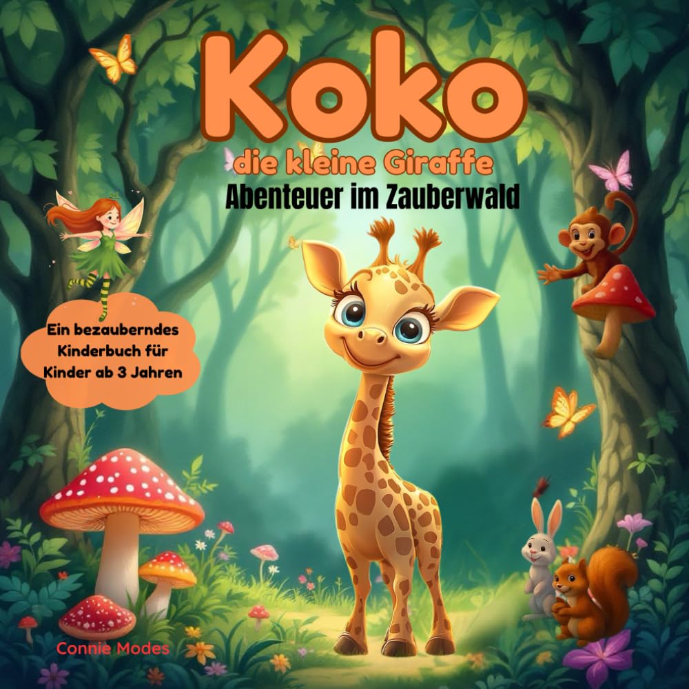 Koko, die kleine Giraffe- Abenteuer im Zauberwald: Ein bezauberndes Vorlesebuch, das von Freundschaft, Mut und der Reise zur Selbstakzeptanz erzählt . ... Jahren (Geschenkbuch für Jungen und Mädchen) Manga