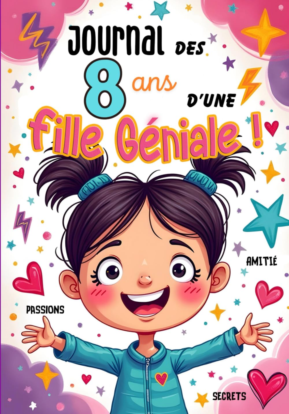 Journal des 8 ans d'une fille géniale: Livre à remplir pour développer sa confiance en soi, noter ses secrets, ses amitiés, ses passions, exprimer ses émotions... book