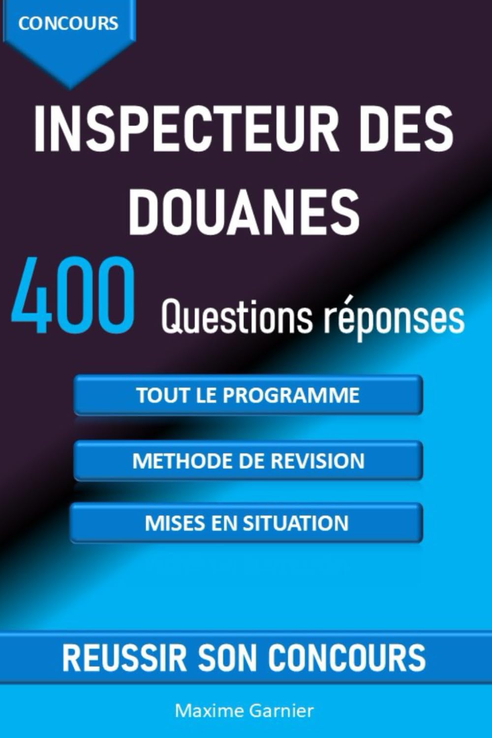concours d'inspecteur des douanes: 400 questions réponses pour réviser tout le programme et réussir son oral book