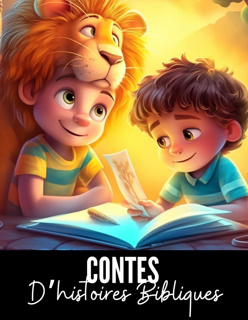 CONTES D'HISTOIRES BIBLIQUES: Histoires inspirantes de la Bible pour enfants : Récits illustrés en couleurs pour apprendre la foi, les valeurs et la sagesse biblique book