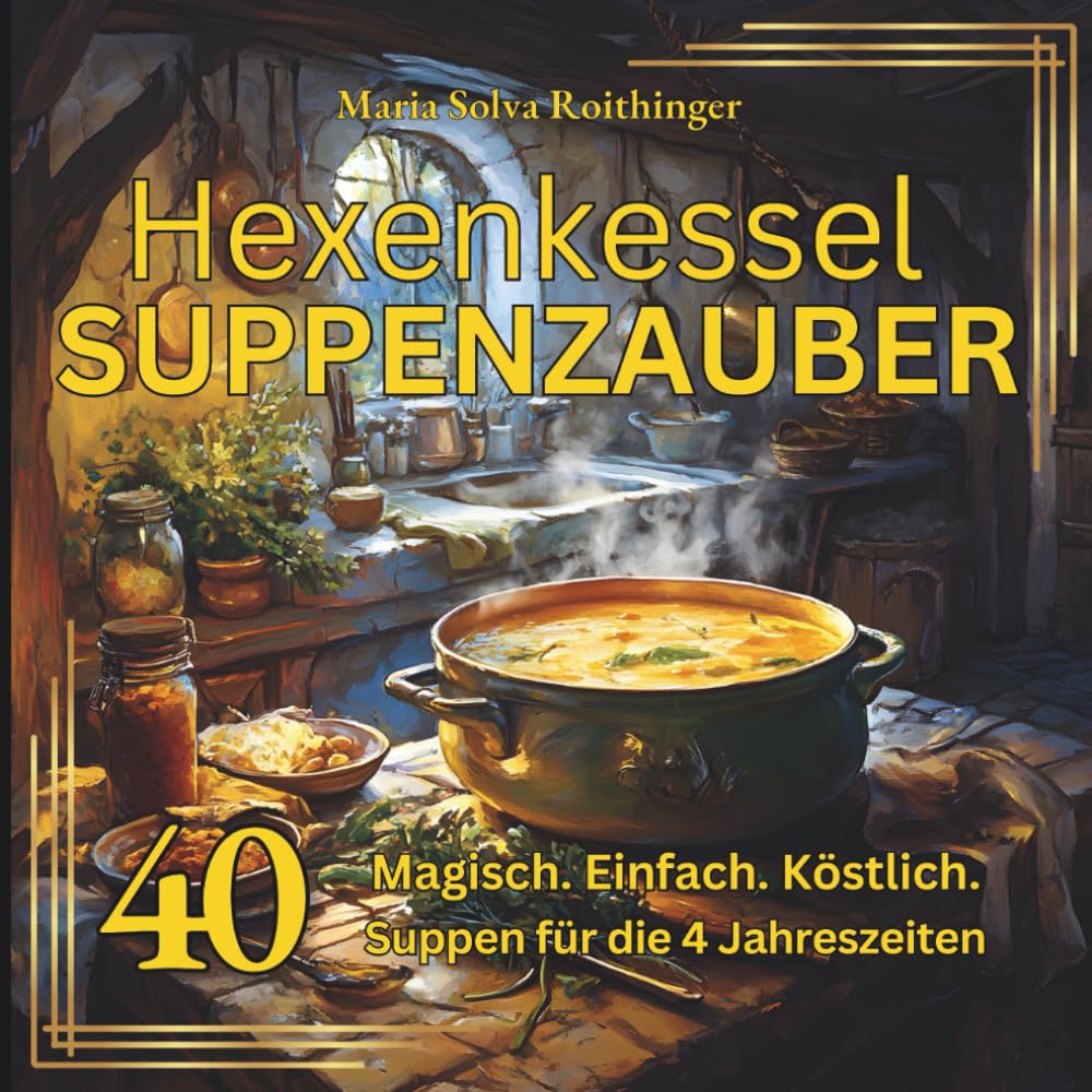 Hexenkessel & Suppenzauber - 40 magische Suppen für die 4 Jahreszeiten | Vegetarisches Hexen - Kochbuch mit mystischen Rezepten, Ritualen und ... Natur, den Elementen und alten Traditionen. Cooking & Enjoying