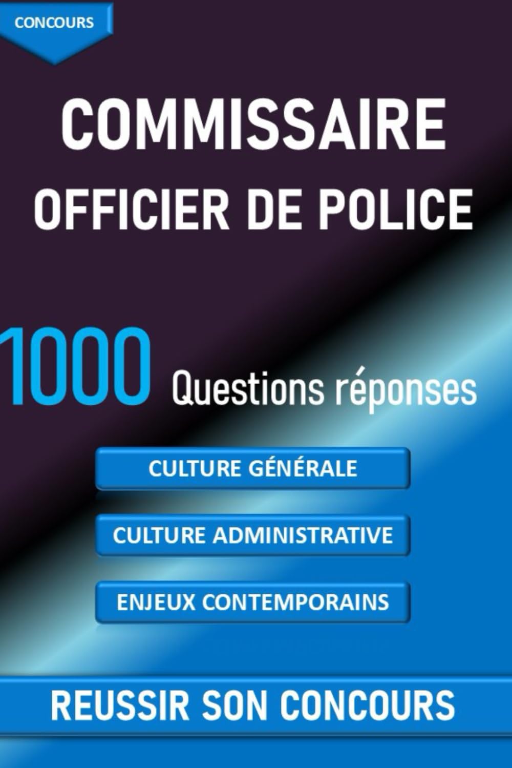 Concours Commissaire Officier de Police : 1000 questions réponses sur la culture administrative, la culture générale: enjeux contemporains book