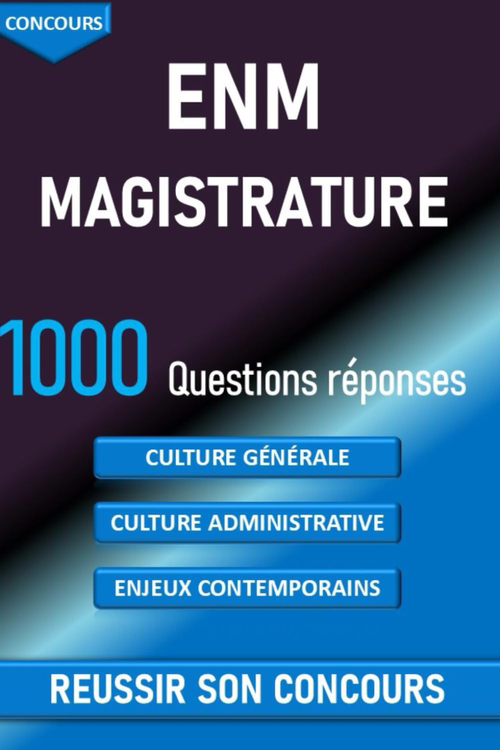 Concours ENM : 1000 questions réponses sur la culutre administrative, la culture générale et les enjeux contemporains book