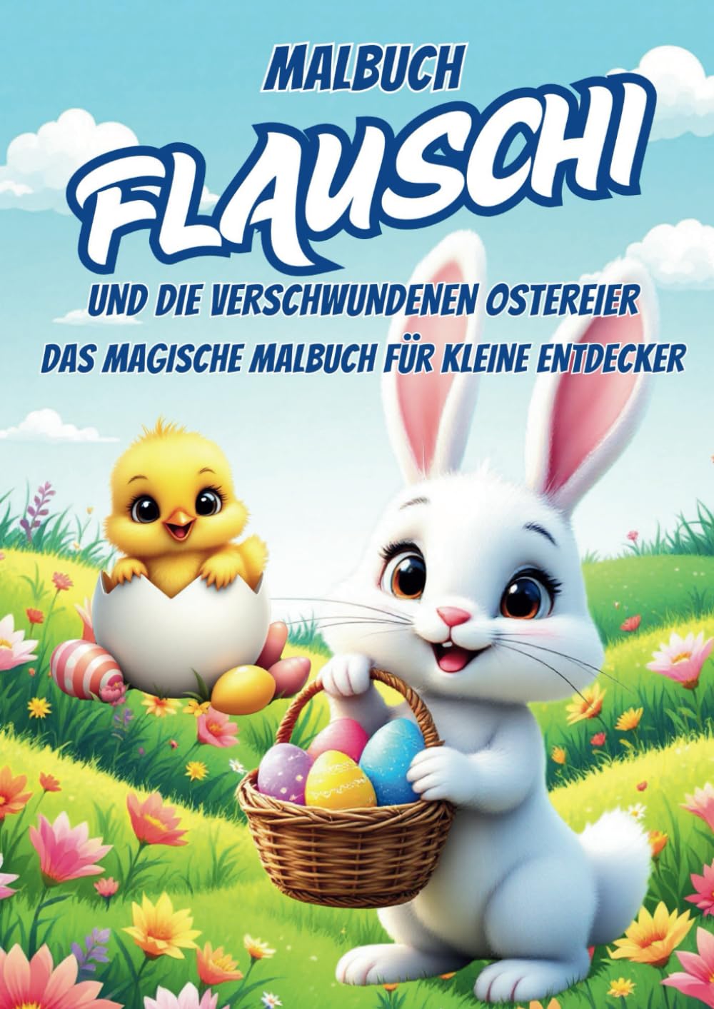 Flauschi & die verschwundenen Ostereier – Oster Malbuch für Kinder ab 4 Jahren mit Ausmalbildern: Zauberhaftes Kindermalbuch zu Ostern mit niedlichen ... Oster-Fakten, Mitmach-Seiten & Urkunde Parents & Children