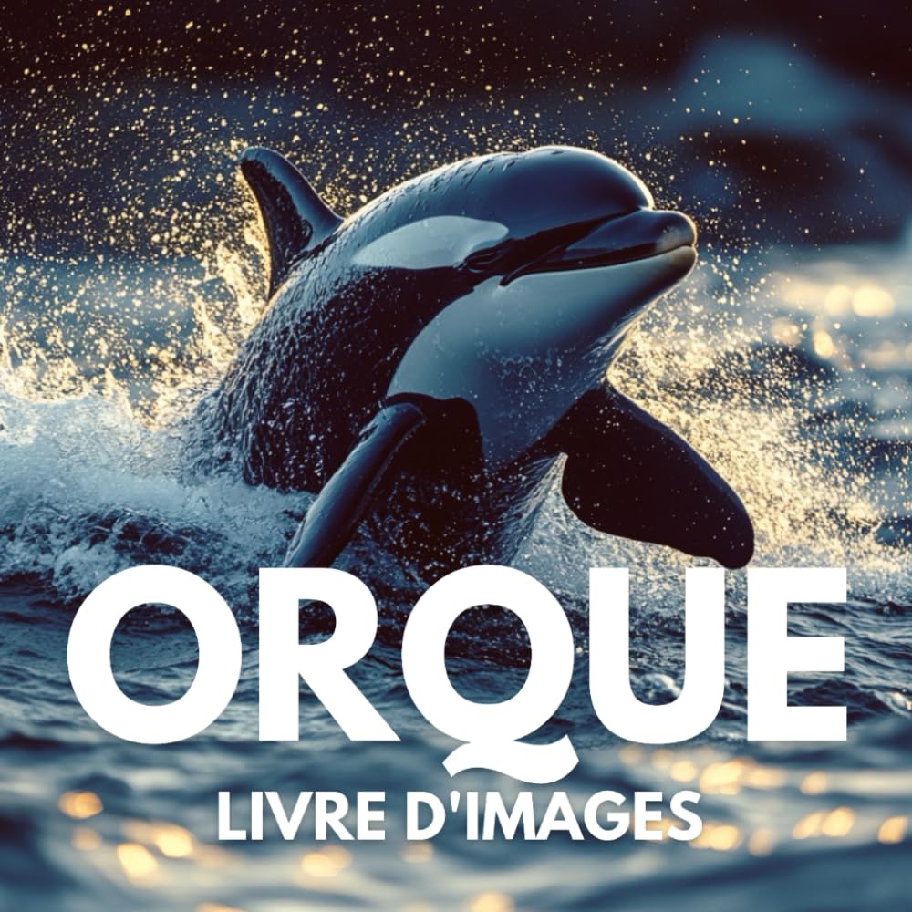 Livre d'images sur les orques: 100 clichés puissants révélant la grâce et la force des orques dans leur habitat naturel. book