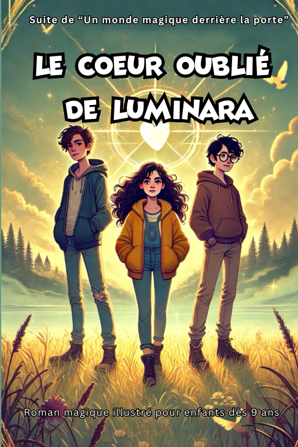 LE COEUR OUBLIE DE LUMINARA: Roman magique illustré pour enfants dès 9 ans, suite de “Un monde magique derrière la porte” book