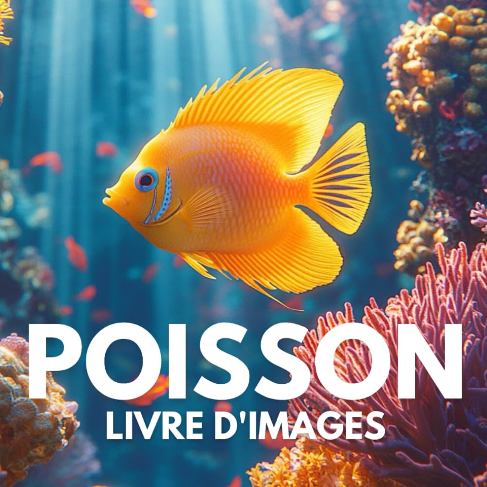 Livre d'images sur les poissons: Découvrez 100 photos fascinantes de poissons venus des mers, rivières et océans du monde entier. book