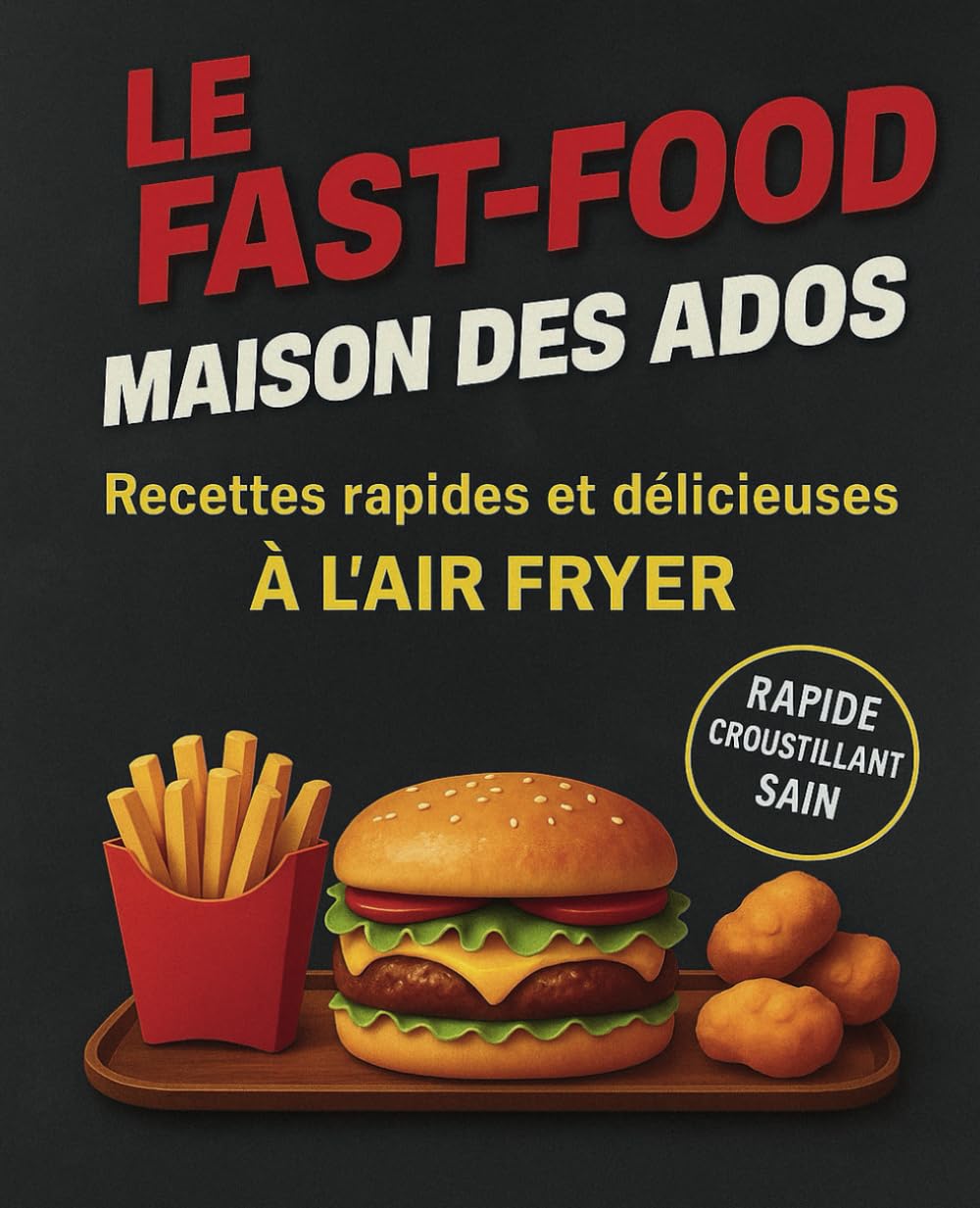 Le Fast-Food Maison des Ados: Recettes Rapides, Burgers et Délices à l’Air Fryer book