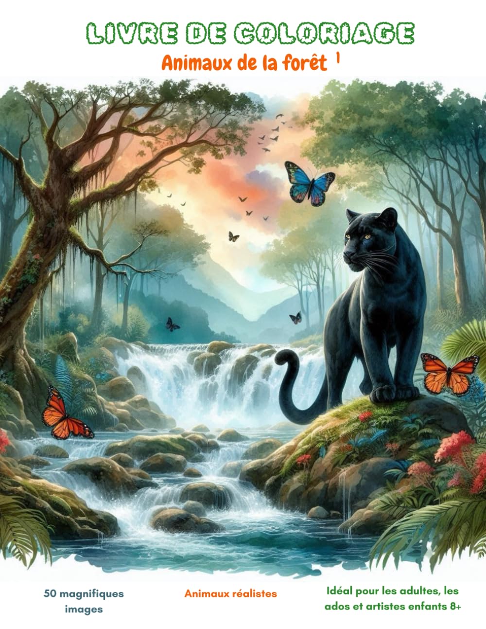 LIVRE DE COLORIAGE: Animaux de la forêt 1 book