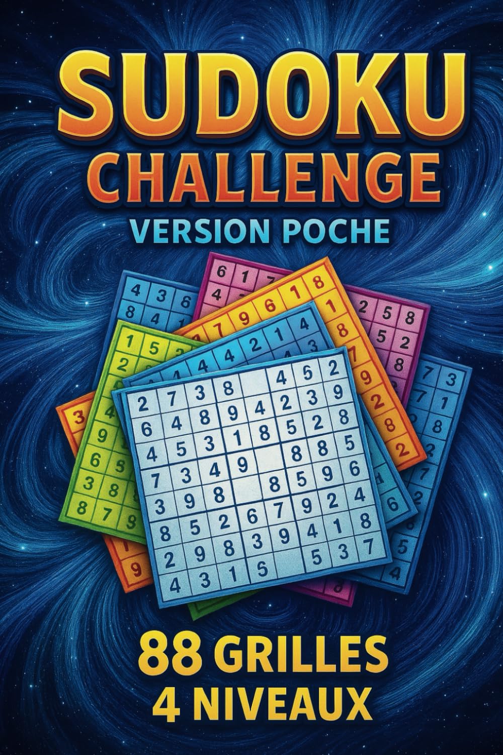 Sudoku Challenge – 88 Grilles Progressives | Format Poche: Grille de Sudoku parfait pour la relaxation, le travail cognitif, passer le temps, s'amuser book