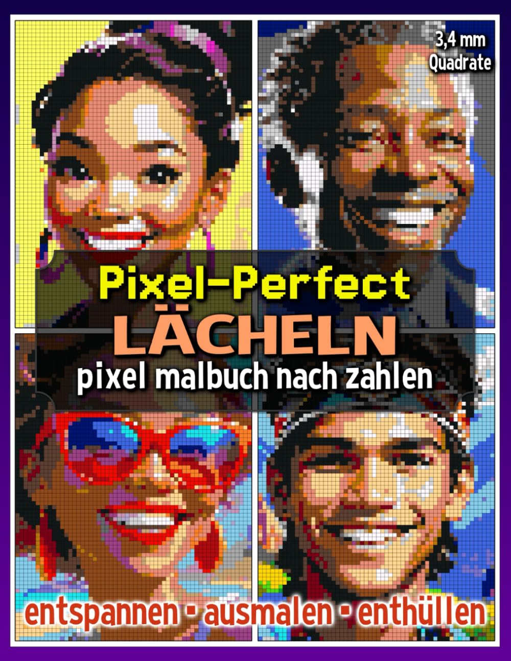 Pixel-Perfect Lächeln Pixel Malbuch nach Zahlen: Malbuch für Erwachsene – Pixel für Pixel entspannen (Pixel Art Malbücher) Hobbies & Crafts