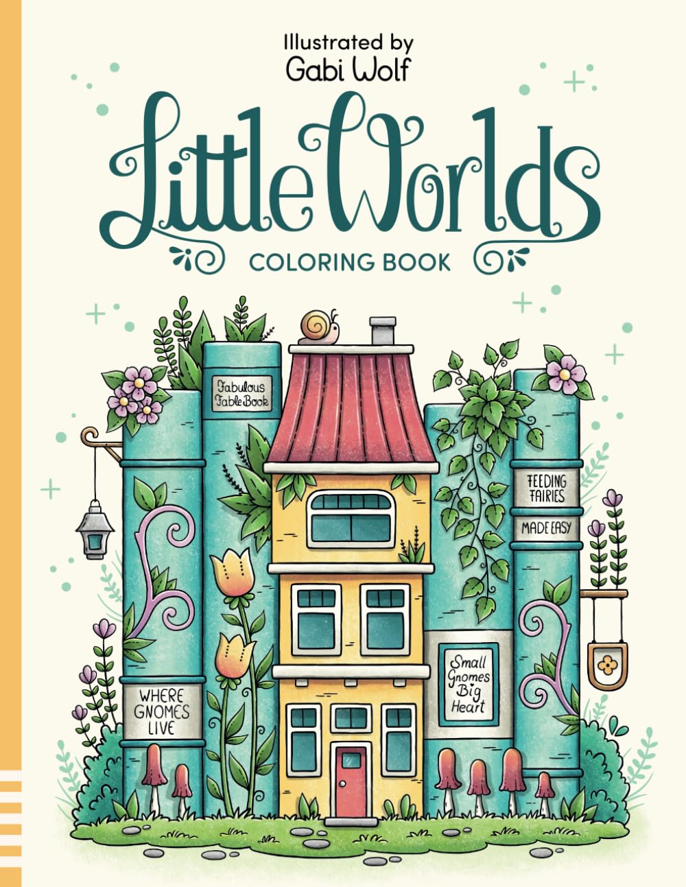 Little Worlds: A enchanting Coloring Book for Adults and Teens Mathematics