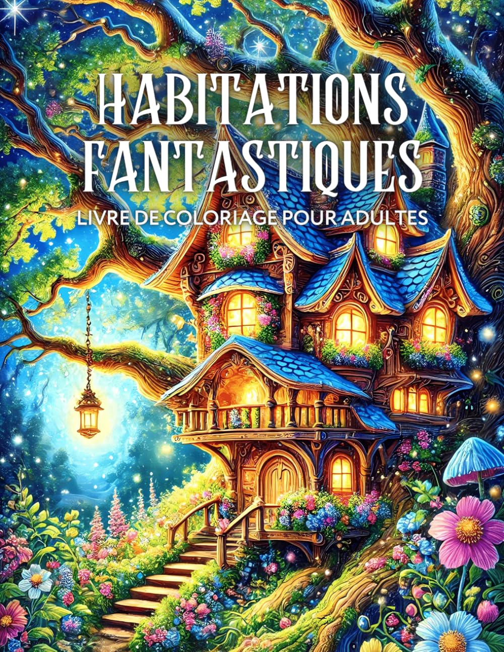 Habitations Fantastiques Livre de Coloriage pour Adultes: Designs magiques de maisons féeriques pour la détente book
