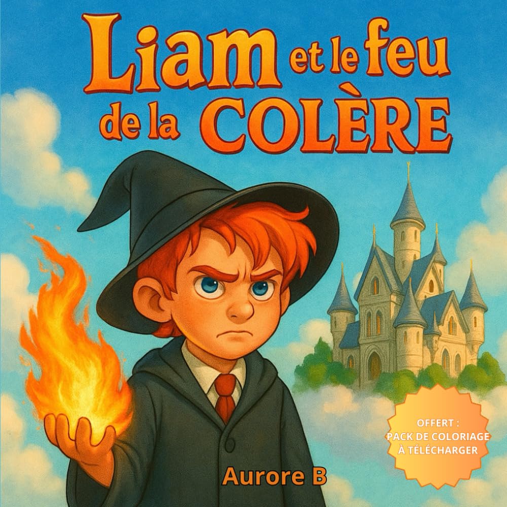 Liam et le feu de la colère: livre sur la gestion de la colère, exercices et conseils pour maitriser ses émotions, coloriages offerts book