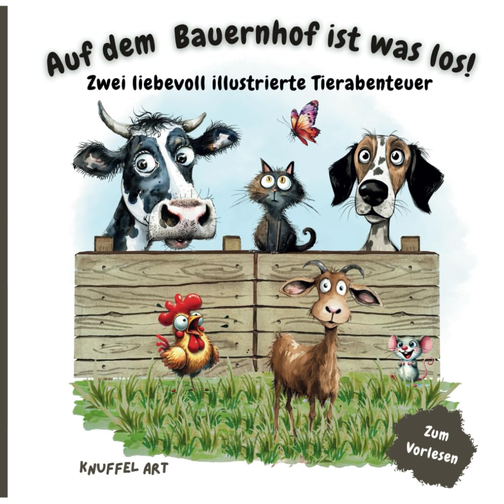 Auf dem Bauernhof ist was los! ● Zwei liebevoll illustrierte Tierabenteuer: Bauernhof-Geschichten für Kinder ab 3 Jahren ● Vorlesebuch über Tiere mit lustigen Bildern Manga