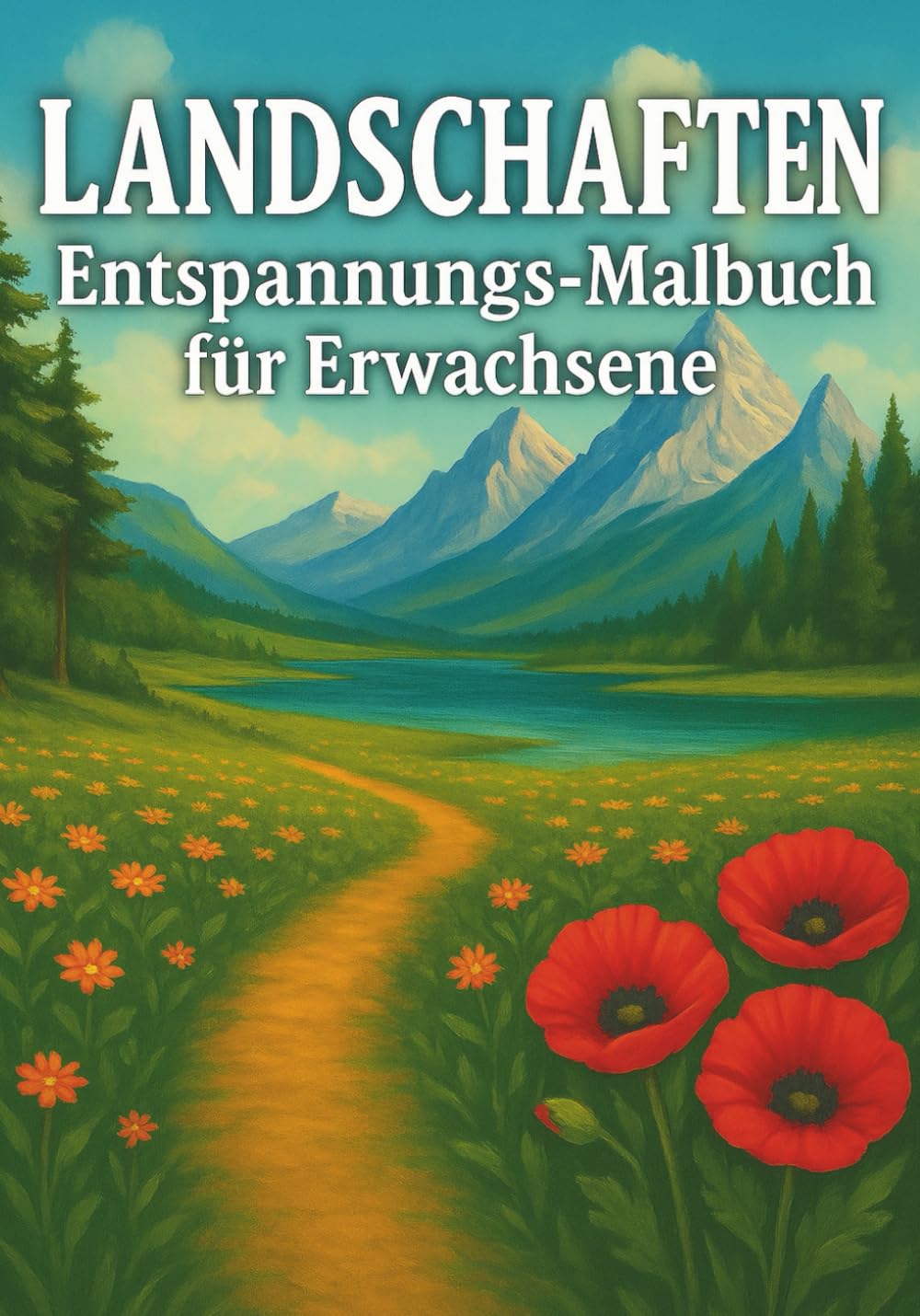 LANDSCHAFTEN – Entspannungs Malbuch für Erwachsene mit wundervollen Landschaften, beeindruckenden Bergpanoramen, traumhaften Urlaubsmotiven & beruhigenden Naturkulissen Architecture