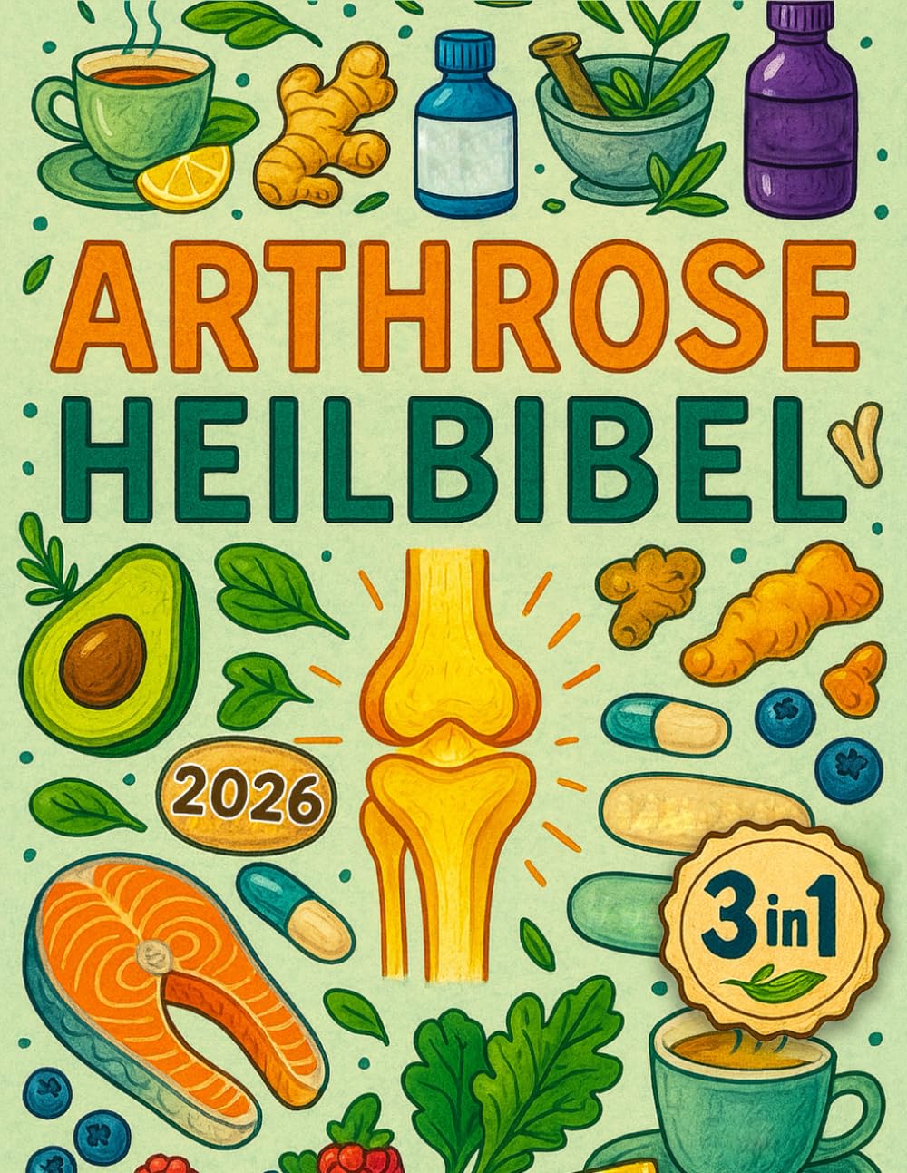 Arthrose Heilbibel: Die ultimative Anleitung zur Stärkung der Gelenke | Entdecken Sie regenerative Therapien und Methoden zum Schutz und Aufbau von Knorpel Health, Nutrition & Fitness