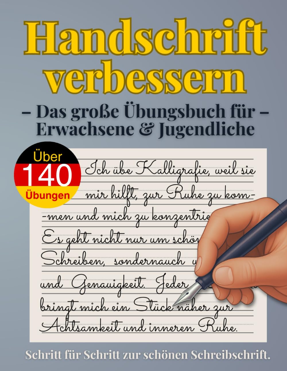 Handschrift verbessern – Das große Übungsbuch für Erwachsene & Jugendliche: Schritt für Schritt zur schönen Schreibschrift – mit geführten Übungen für Anfänger, Fortgeschrittene & Linkshänder Film, Art & Culture