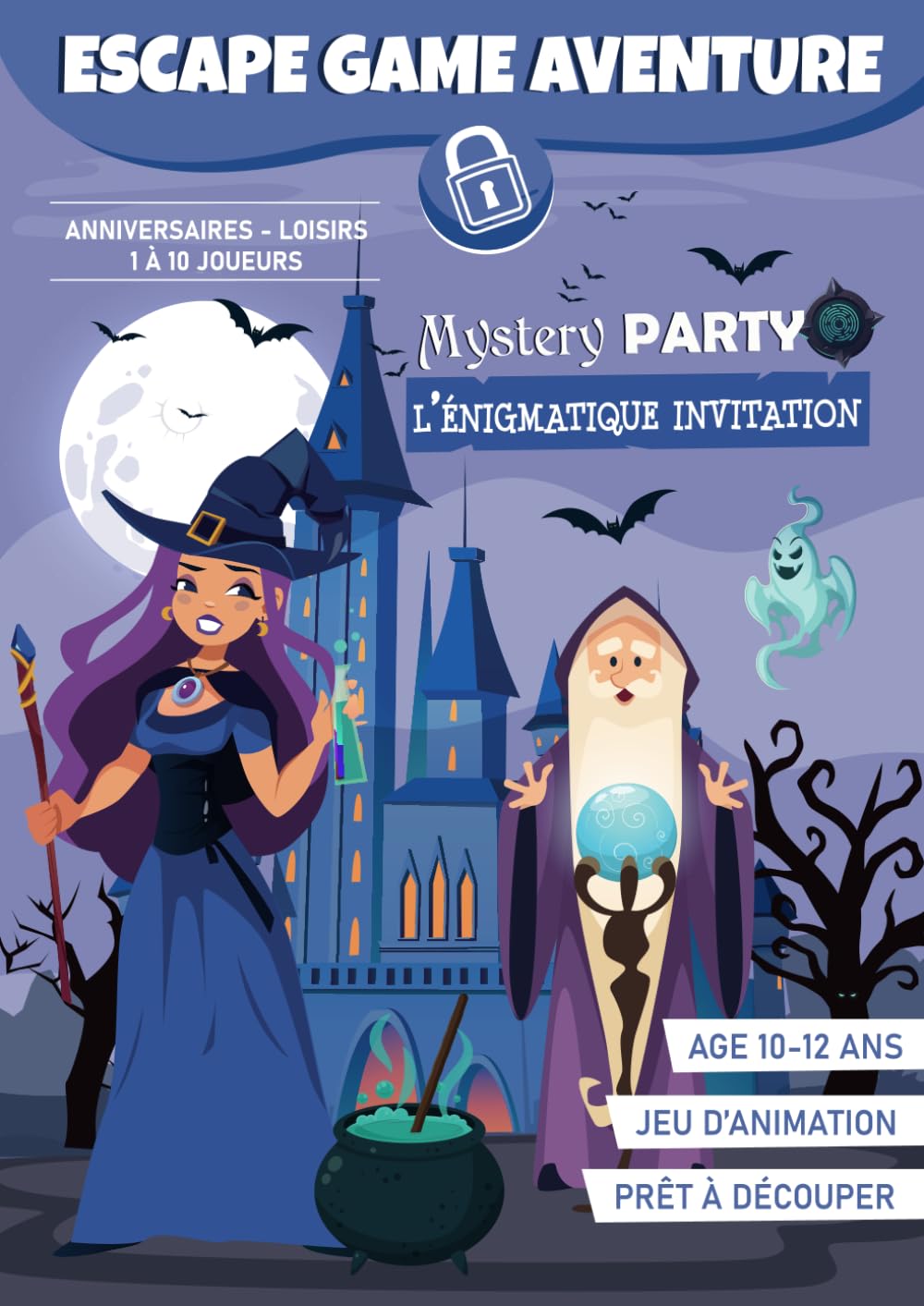 Escape Game Mystery Party : L'Énigmatique Invitation (10 à 12 ans) | Livre-jeu Anniversaire et Loisirs en Famille: Cahier de jeu réutilisable ! book
