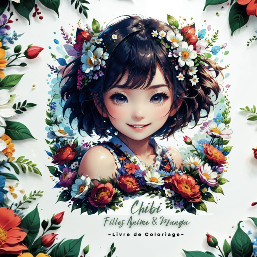 Chibi Filles Anime & Manga Livre De Coloriage: Livre de Coloriage Kawaii De Filles Chibi, Manga Japonais Livre de Coloriage Pour Enfants et Adultes - 44 illustrations book