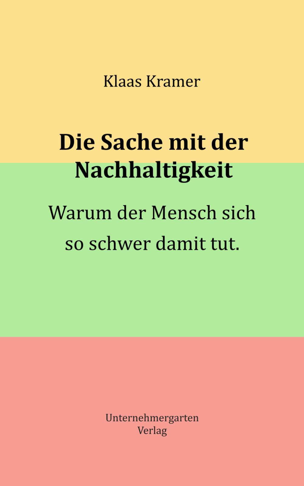 Die Sache mit der Nachhaltigkeit: Warum der Mensch sich so schwer damit tut. Social Sciences