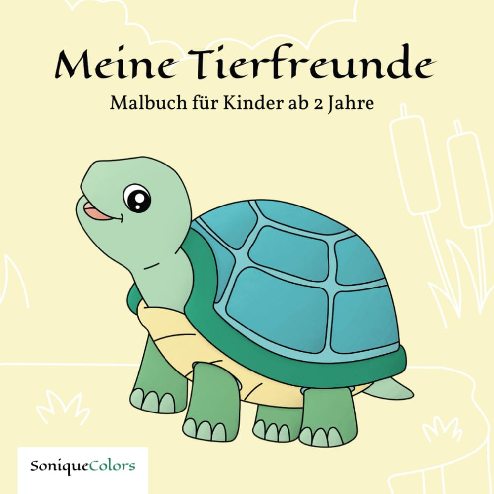 Meine Tierfreunde – Malbuch für Kinder ab 2 Jahre: 50 Tiermotive zum Ausmalen und Kritzeln für Kleinkinder Film, Art & Culture