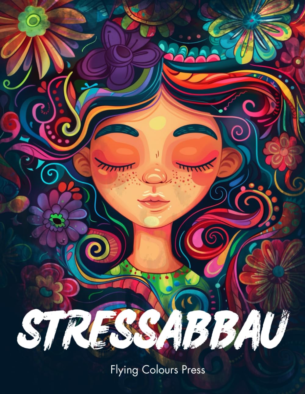 Stressabbau: Ein Malbuch für Erwachsene mit Blumen, Tieren, Fantasiewelten sowie vielen weiteren Motiven und Mustern - Deine Auszeit und Zuflucht vom Alltagsstress Arts & Music
