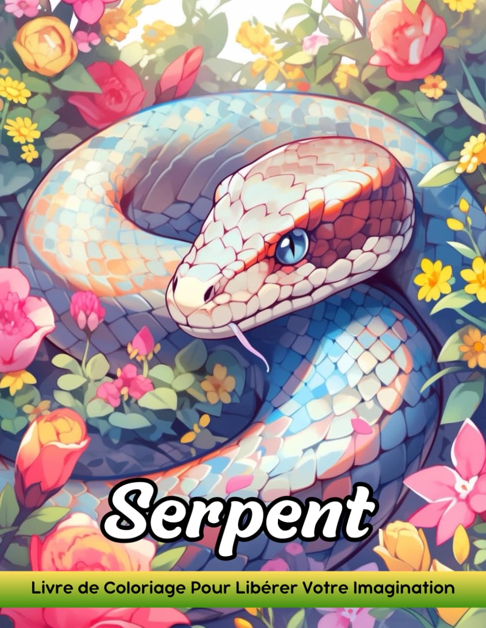 Serpent: Livre De Coloriage Pour Adultes Avec Serpent Pour Soulager Le Stress Et Se Détendre book