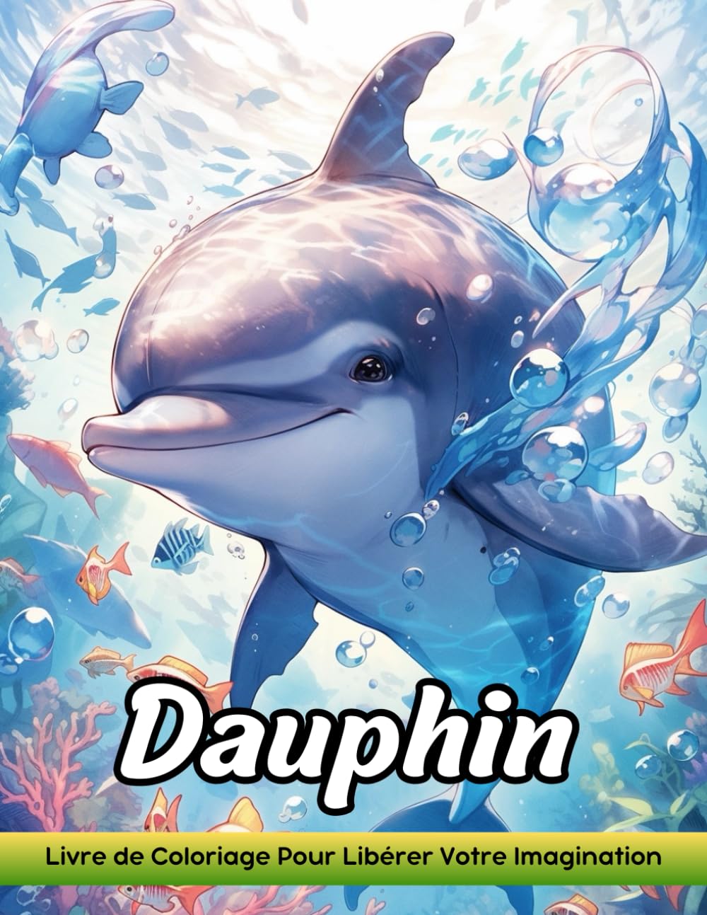 Dauphin: Livre De Coloriage Pour Adultes Avec Dauphin Pour Soulager Le Stress Et Se Détendre book