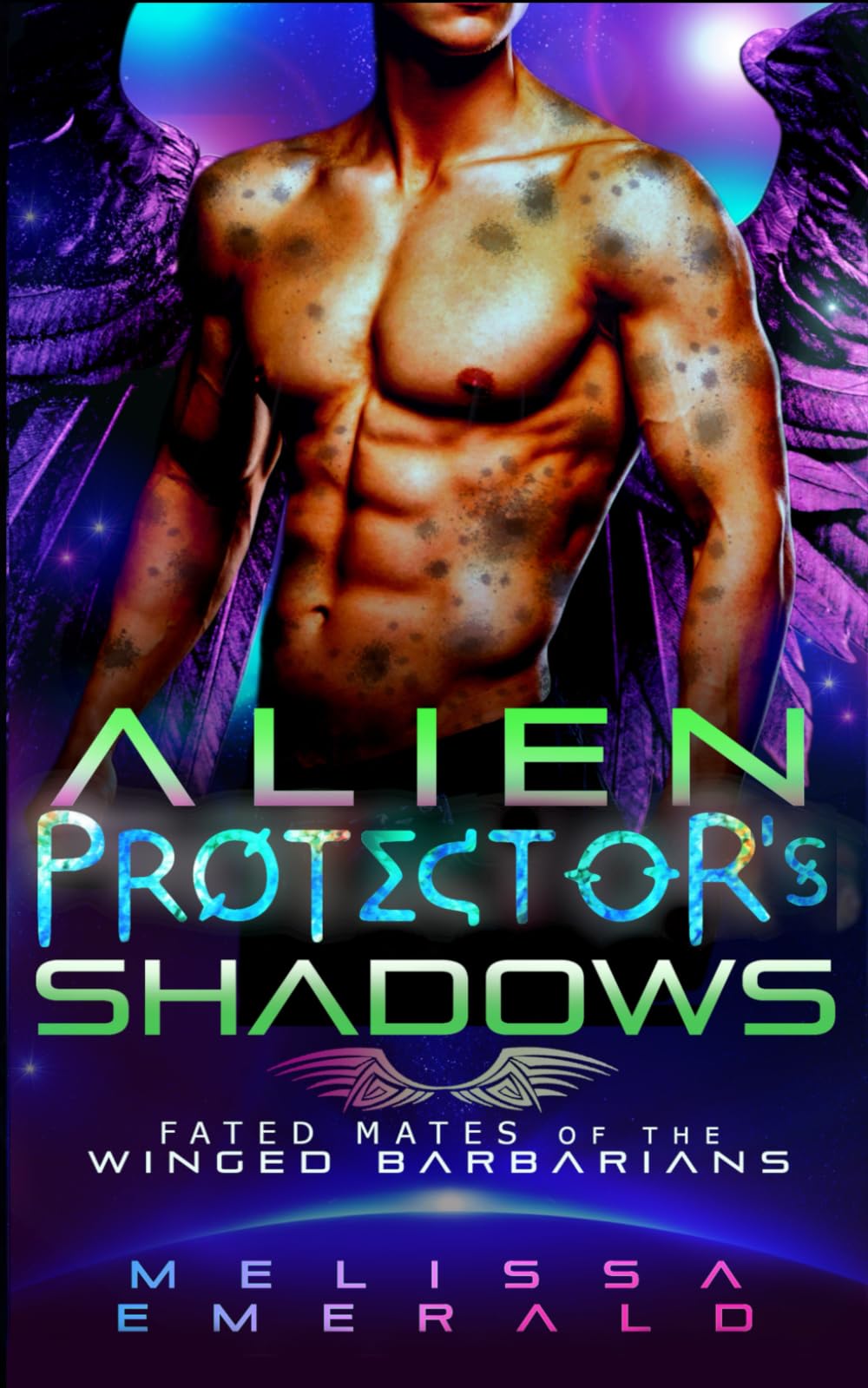 Alien Protector's Shadows: A SciFi Romance: Book 3 of the Fated Mates of the Winged Barbarians Series Eroticism