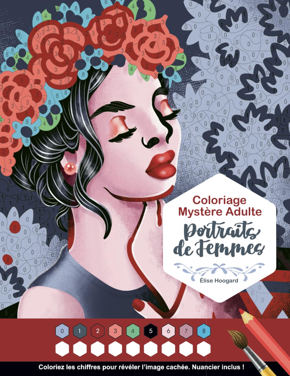 Coloriage Mystère Adulte - Portraits de Femmes: Livre de Coloriage Numéroté pour Détente et Relaxation Zen - Inclut des Portraits de Femmes, Fleurs, Nature et Nuancier. Arts & Music